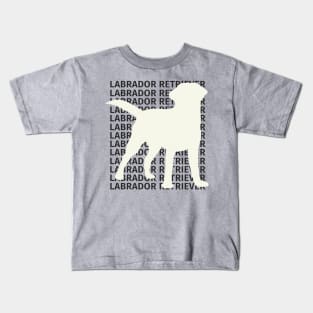 Loyal and Loveable: A Tribute to Labrador Retrievers Kids T-Shirt